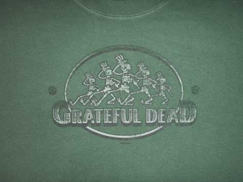 Mens Grateful Dead Skeletons T-shirt - HalfMoonMusic