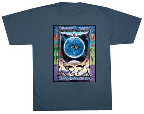 Grateful Dead Eyes Of The World Solid T-Shirt - HalfMoonMusic