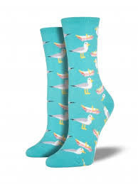 Happy Seagull Socks - HalfMoonMusic