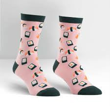 Women's Sushi Socks - HalfMoonMusic