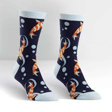 Women's Koi Fish Socks - HalfMoonMusic