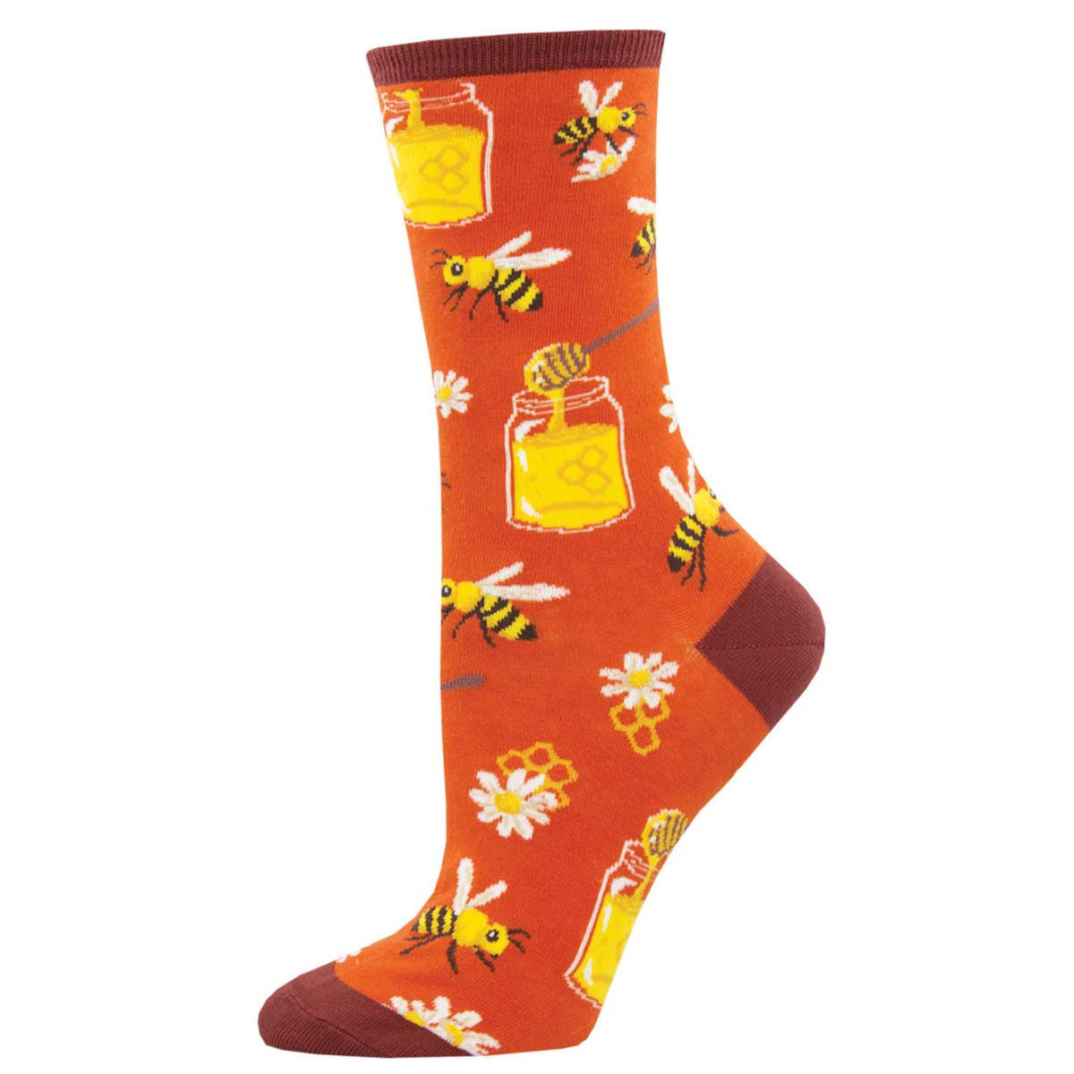 Womens Bee My Honey Socks - HalfMoonMusic