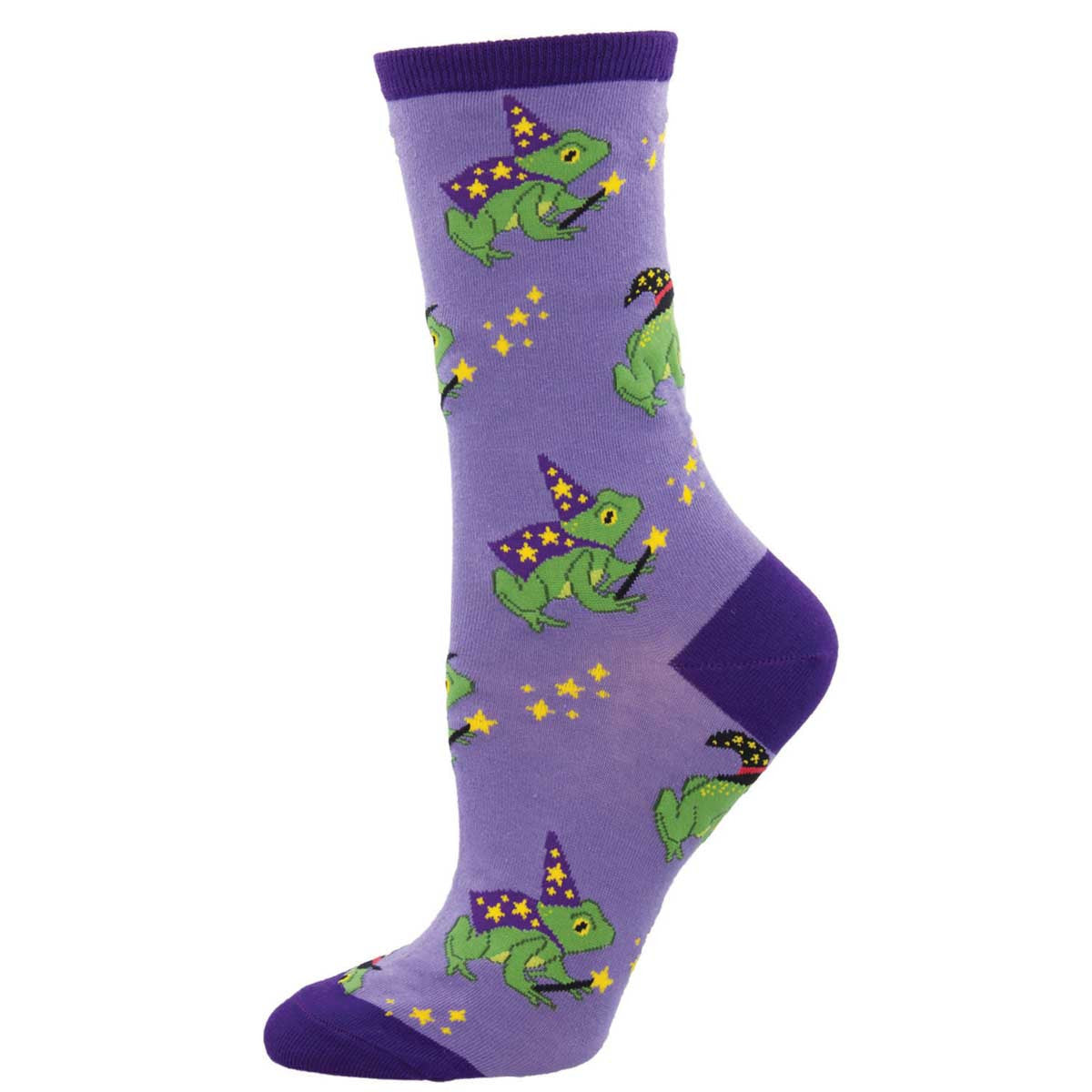 Womens Freaky Frog Wizard Socks - HalfMoonMusic