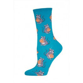 Mouse Treats Womens Socks - HalfMoonMusic