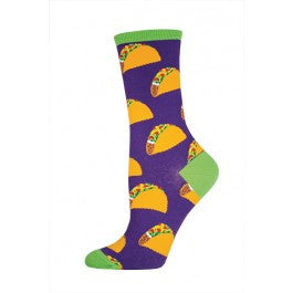 Womens Taco Socks - HalfMoonMusic