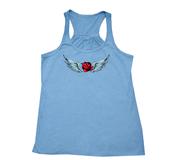 Womens Rosewings Tank Top - HalfMoonMusic