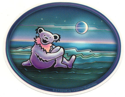 Waterside Bear Sticker - HalfMoonMusic