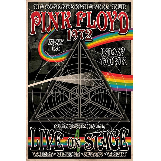 Pink Floyd Dark Side Tour Poster - HalfMoonMusic