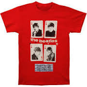The Beatles Vegas Cards T-Shirt - HalfMoonMusic