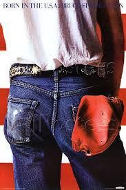 Bruce Springstein: Born In The USA Poster - HalfMoonMusic