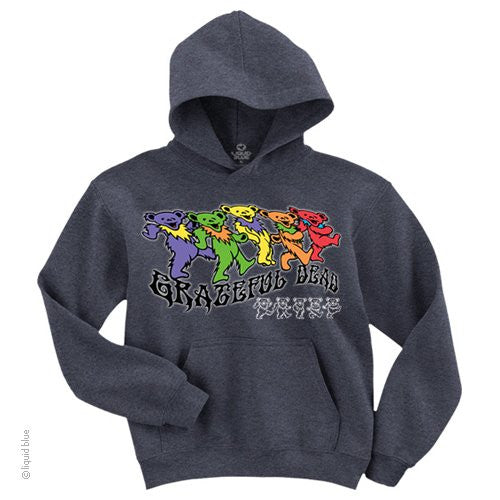 Grateful Dead Trippy Bears Hoodie - HalfMoonMusic