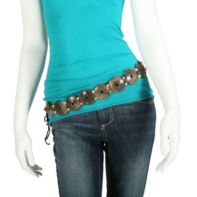 The Real Deal Coconut Belt/ Hat Band - HalfMoonMusic