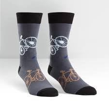 Men's Large Bikes Socks - HalfMoonMusic