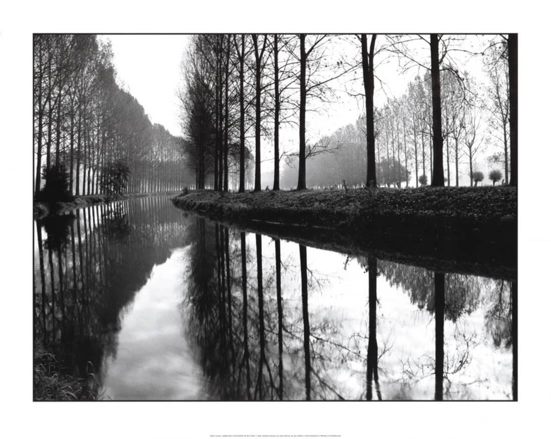 Canal, Normandy Art Print - HalfMoonMusic