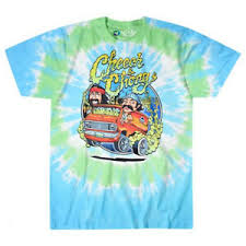 Cheech And Chong Smokin' Ride T Shirt - HalfMoonMusic