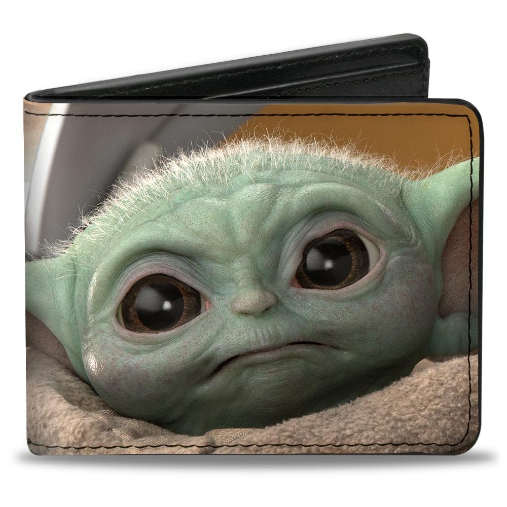 The Mandalorian Baby Yoda Bi-Fold Wallet - HalfMoonMusic