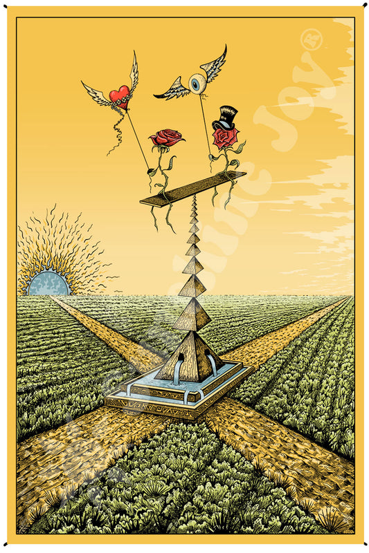 Mike Dubois Crossroads Art Tapestry - HalfMoonMusic