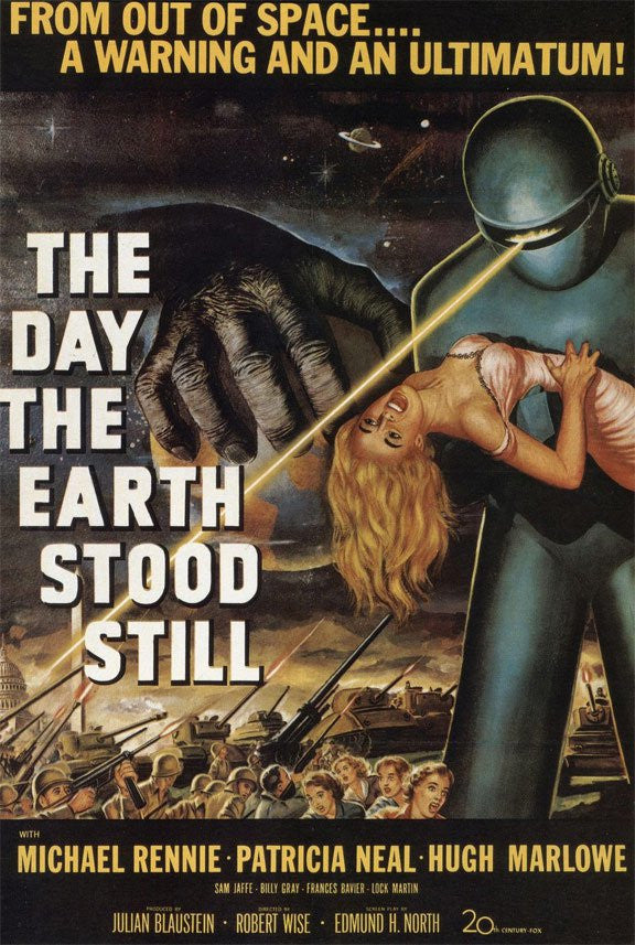 The Day The Earth Stood Still Poster - HalfMoonMusic