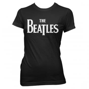 The Beatles Universal Logo Women's T-Shirt - HalfMoonMusic