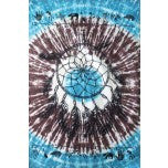 Tie Dye Dreamcatcher Tapestry - HalfMoonMusic