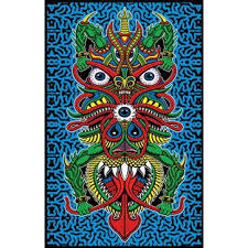 Chris Dyer Angel Of Death Blacklight Poster - HalfMoonMusic