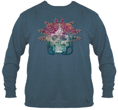 Electric Dimensions Long Sleeve T Shirt - HalfMoonMusic