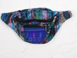 Three Pocket Brocade Fanny Pack - HalfMoonMusic
