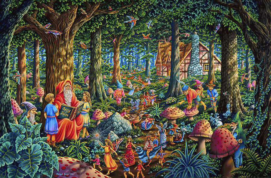 Michael Fishel Fairy Tales Poster - HalfMoonMusic