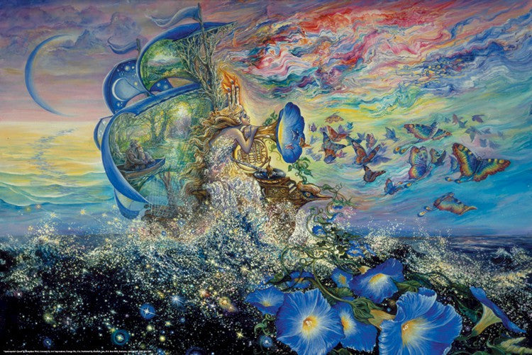 Josephine Wall "Andromedas Quest" Poster - HalfMoonMusic