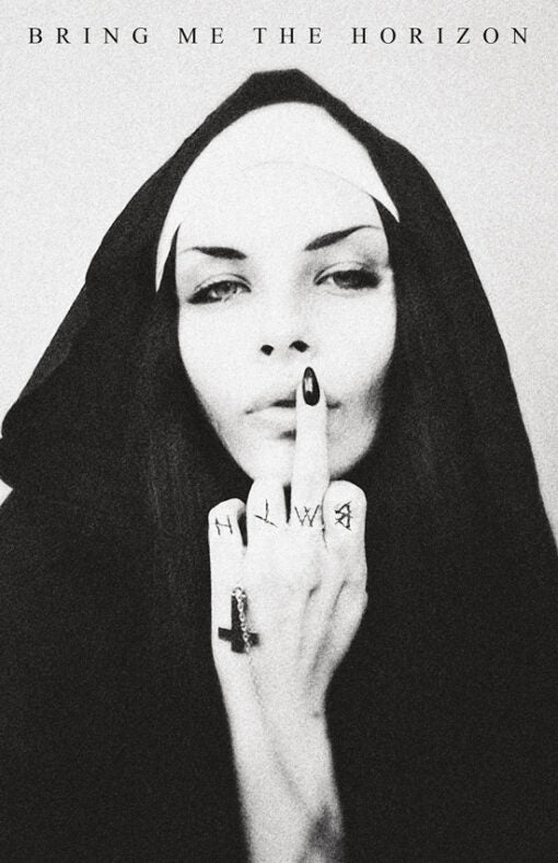 11x17 Bring Me The Horizon Nun Countertop Poster - HalfMoonMusic