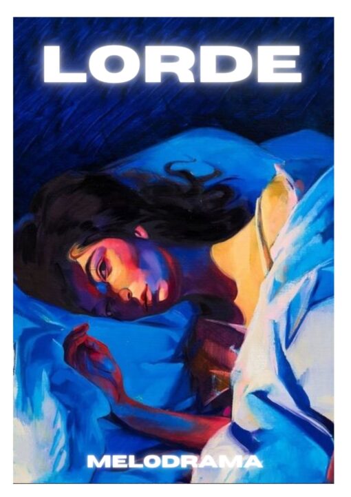 11x17 Lorde Melodrama Countertop Poster - HalfMoonMusic