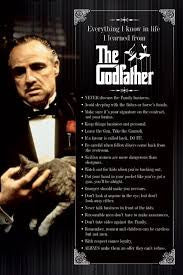 The Godfather: Lessons Poster - HalfMoonMusic