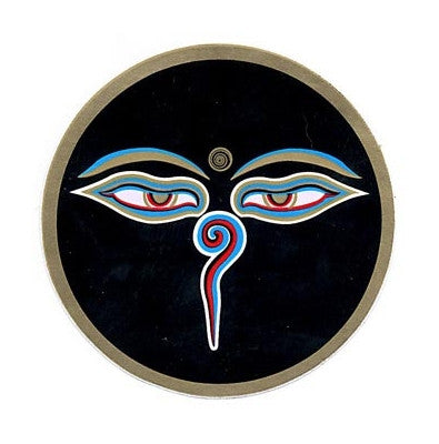 Buddha Eyes Sticker - HalfMoonMusic
