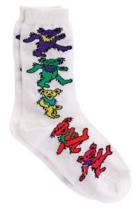 Grateful Dead Dancing Bear Womens Socks - HalfMoonMusic