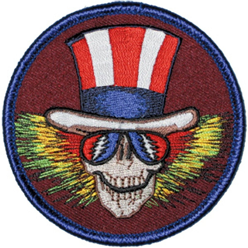 Grateful Dead Uncle Same Round Patch - HalfMoonMusic