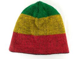 Rasta Knit Beanie - HalfMoonMusic