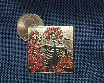 Grateful Dead New Bertha Square Hat Pin - HalfMoonMusic