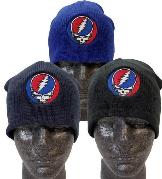 Grateful Dead SYF Fleece Lined Beanie - HalfMoonMusic