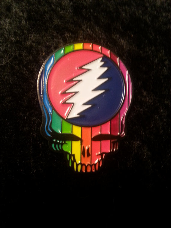Grateful Dead Rainbow SYF Hat Pin - HalfMoonMusic