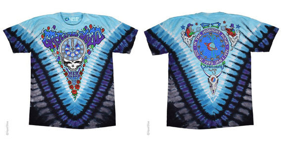 Grateful Dead Midnight Hour Tie Dye T-shirt - HalfMoonMusic