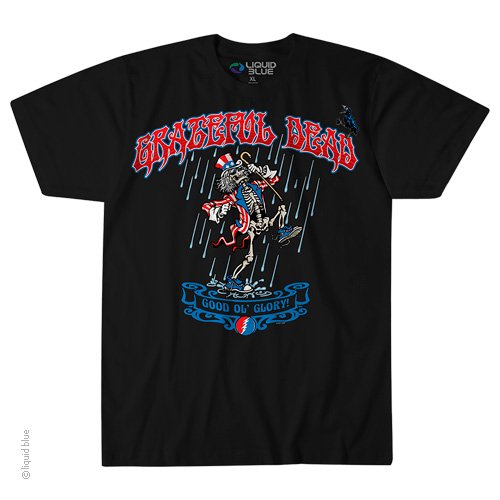 Mens Grateful Dead Good Ol' Glory T-Shirt - HalfMoonMusic