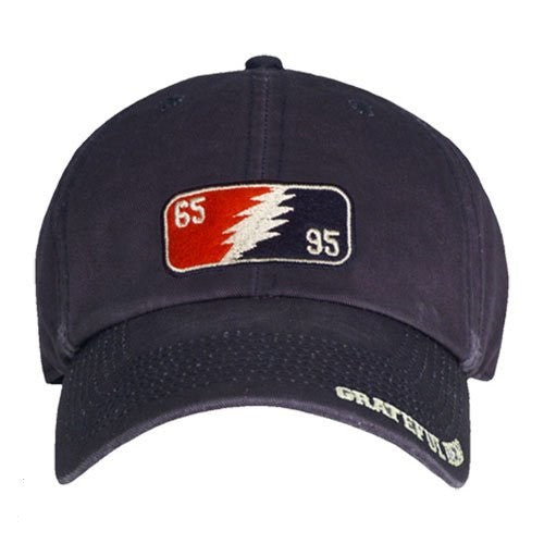 Grateful Dead 65-95 Navy Blue Baseball Hat - HalfMoonMusic