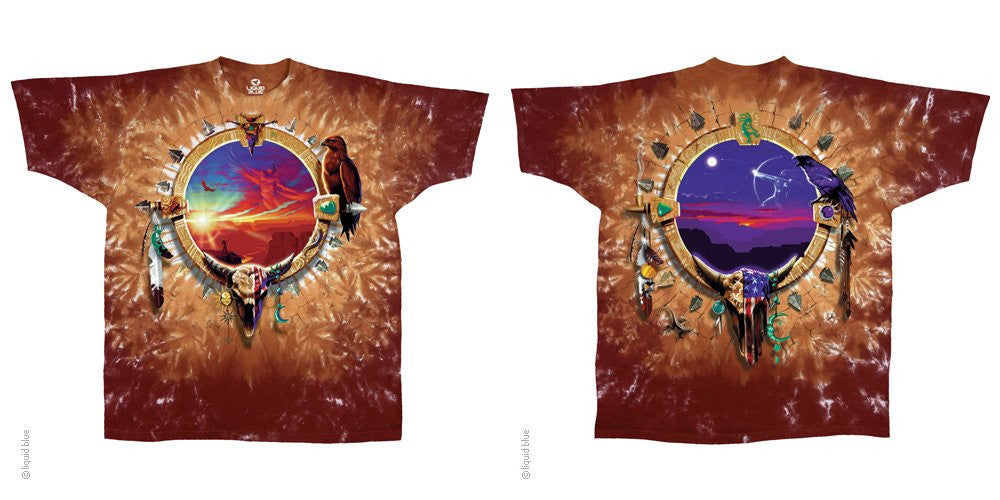 Canyon Sunset Tie-Dye T-Shirt - HalfMoonMusic