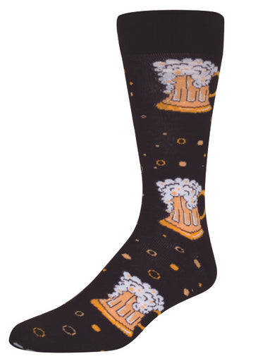 Beer Mug Mens Sock - HalfMoonMusic
