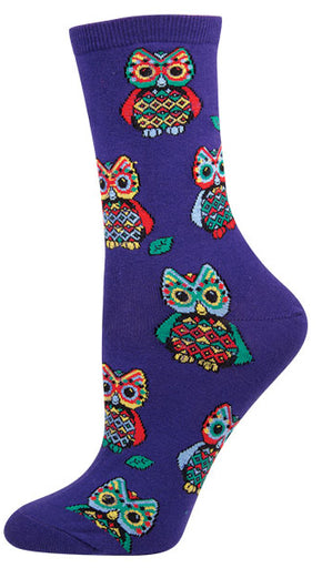Hoot Womens Sock - HalfMoonMusic