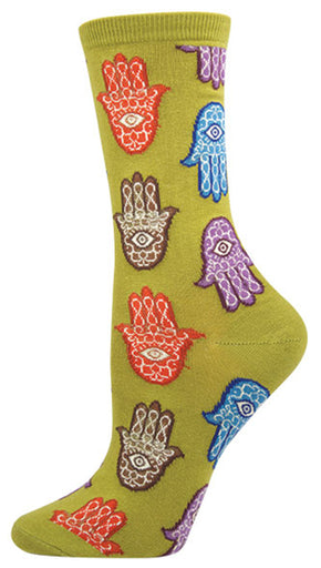 Hamsa Womens Socks - HalfMoonMusic