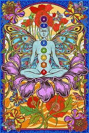 Chakra Lotus 3D Indian Tapestry - HalfMoonMusic