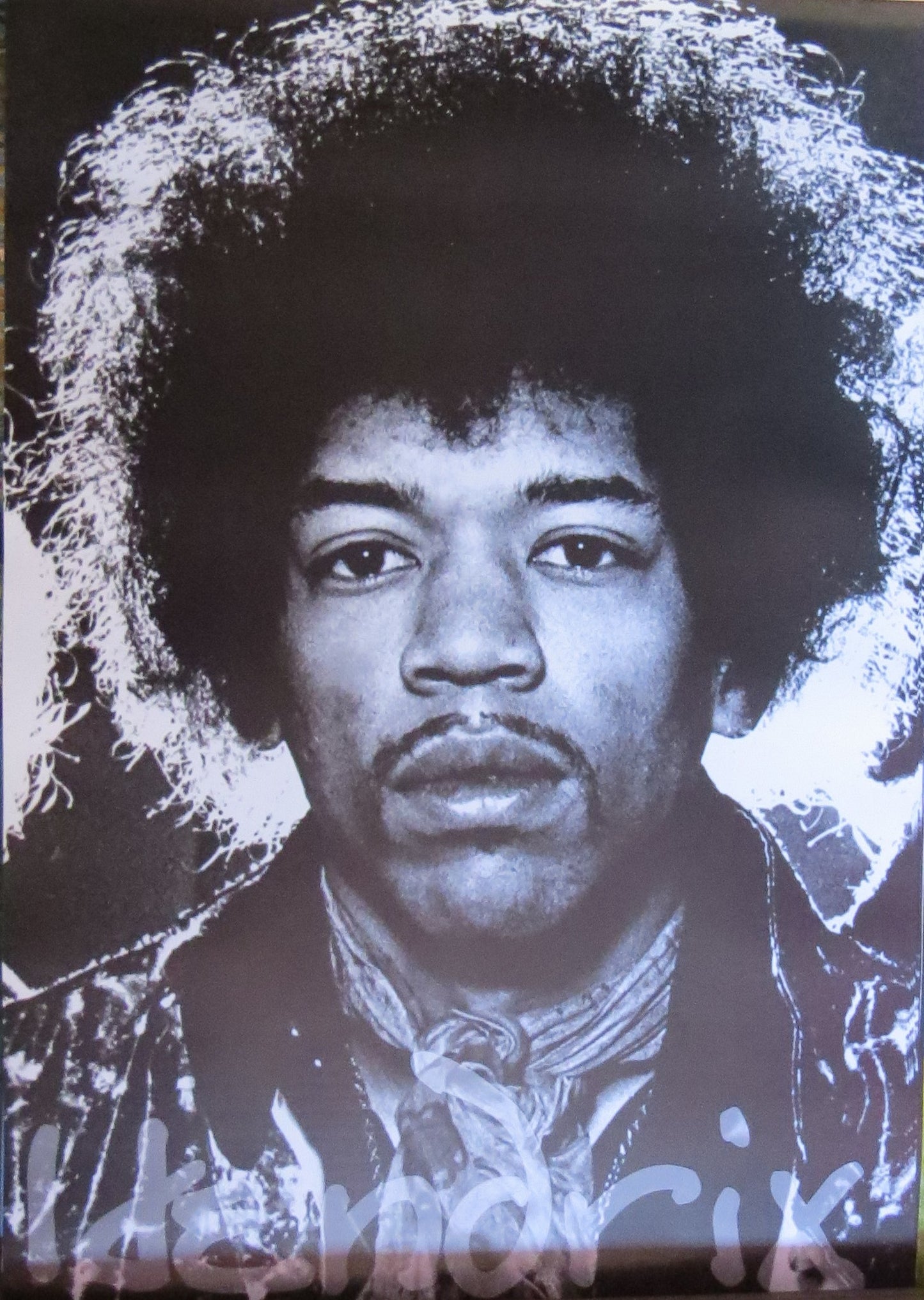 Jimi Hendrix Portrait Poster - HalfMoonMusic
