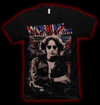 John Lennon Working Class Hero T-shirt - HalfMoonMusic