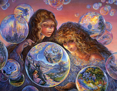 Josephine Wall "Bubble World" Poster - HalfMoonMusic